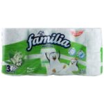 Familia Hartie Igienica 3 Str/8 Role Muguet Flower