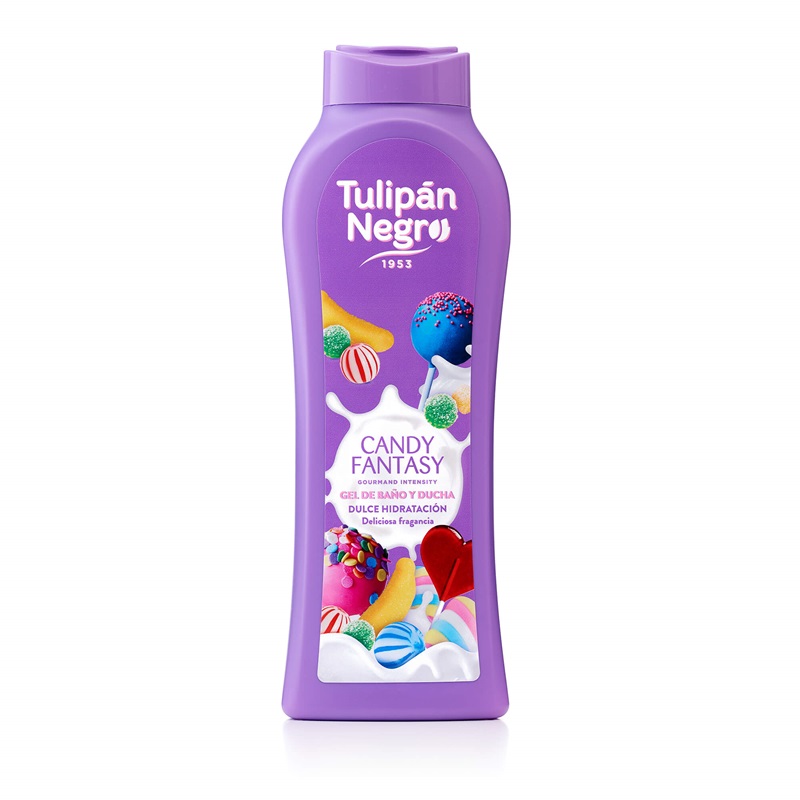 gel-de-dus-candy-fantasy-650-ml-tulipan-negro-1999.jpg Tulipan Gel Dus 650Ml Candy Fantasy - imagine 1