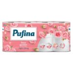 Pufina Hartie Igienica 3Str 8Role Trandafir