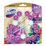 Domestos Power 5 Wc 3X55Gr Aroma Lux Wild Berries&Hibiscus