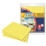 Lavete Umede Azur, 15.5X17.5 Cm, 5 Buc/Set, 90 Set/Bax
