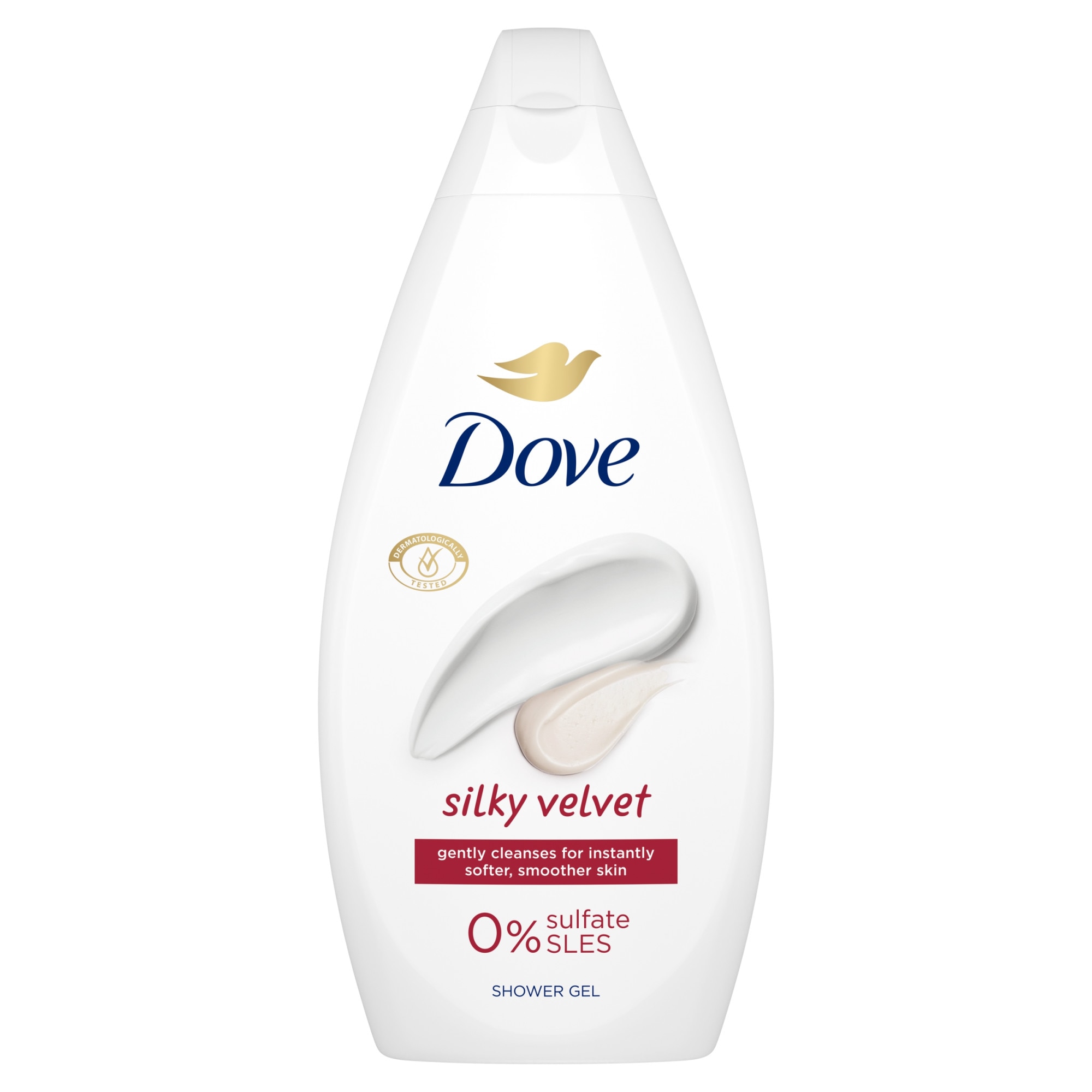 res_e6311551a04a6077f398ba8c98fdef66.jpg Dove Gel Dus Dama 450Ml Silky Velvet - imagine 1