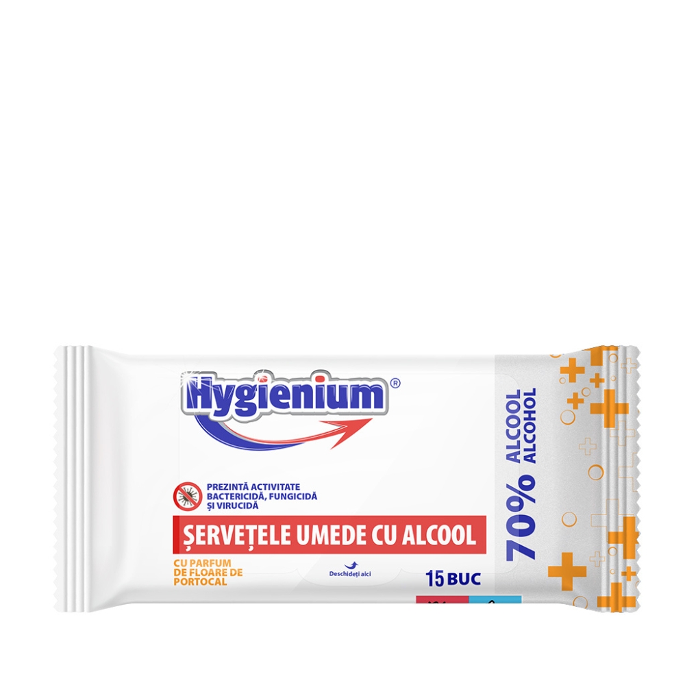 xr:d:DAFj0GGXqRU:12,j:47830176775,t:23052413 Hygienium Serv. Umede Dezinf. Cu Alcool Flori De Poetical 15 Buc - imagine 1